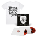 D2C Exclusive: Grey Britain - 2xLP - Red with Black Inkplosion + Misery T-Shirt