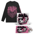 Orchestra of Wolves - Crystal Clear - Pink & Black Splatter + Orchestra Of Wolves by We Three Club